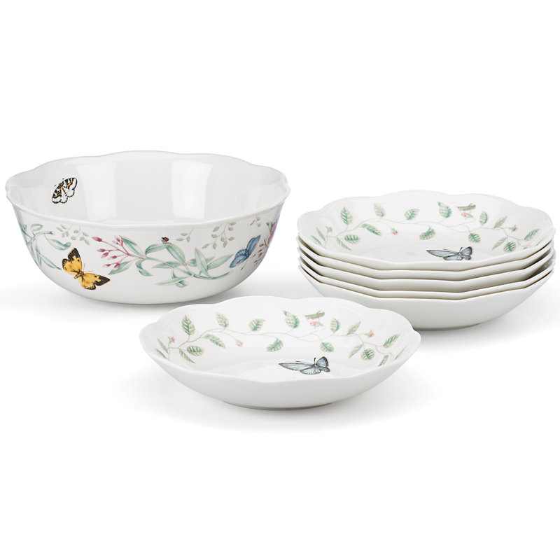 Lenox Butterfly Meadow 7-Piece Bowl Set | Wayfair
